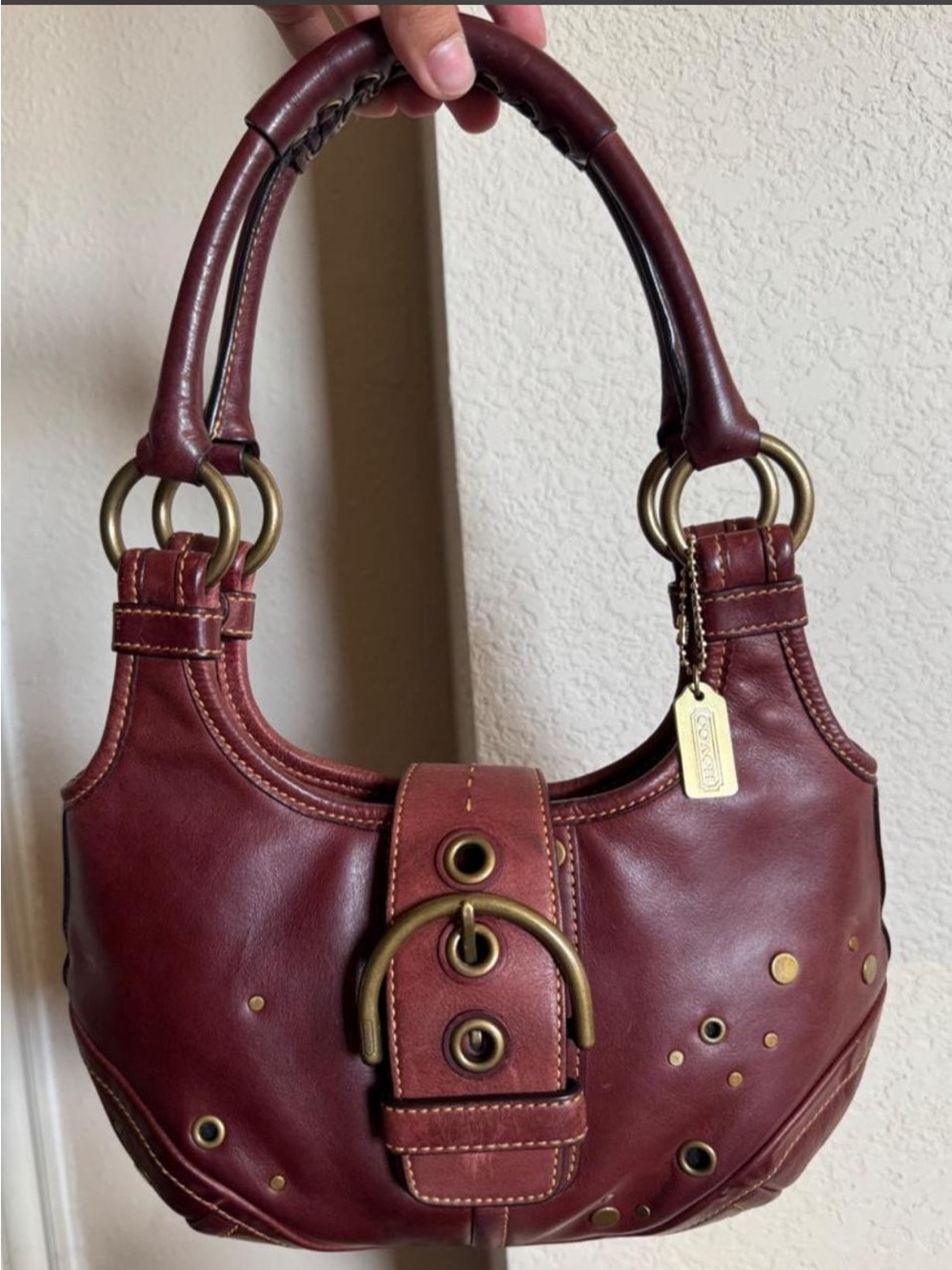 coach mini soho hobo shoulder bag